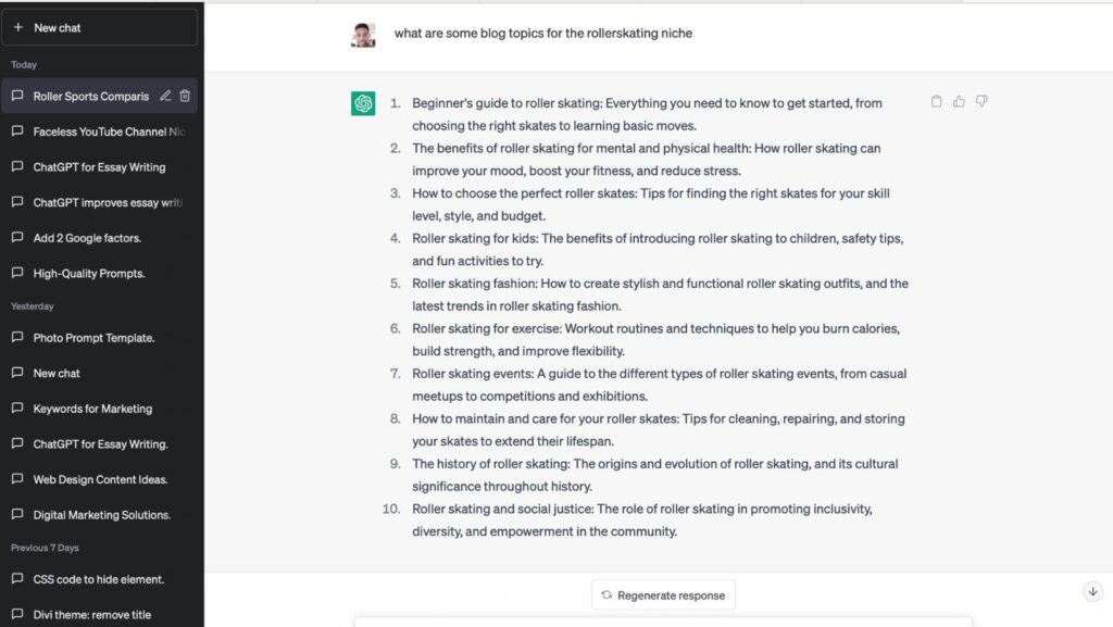 blog post ideas using chatgpt