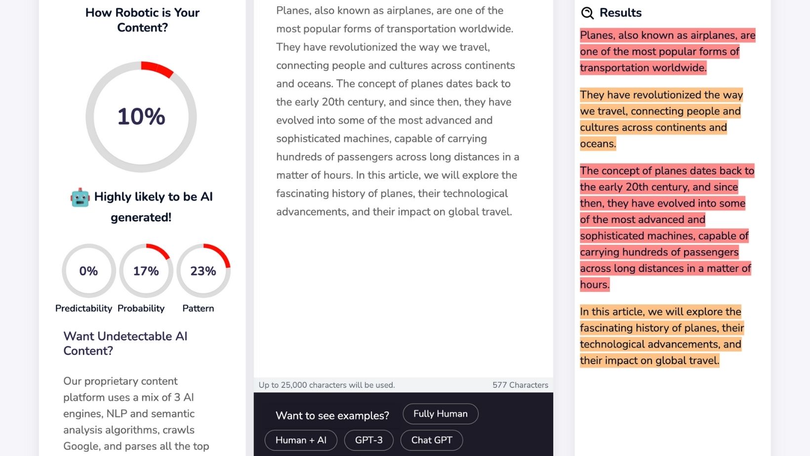 ai content detector tools