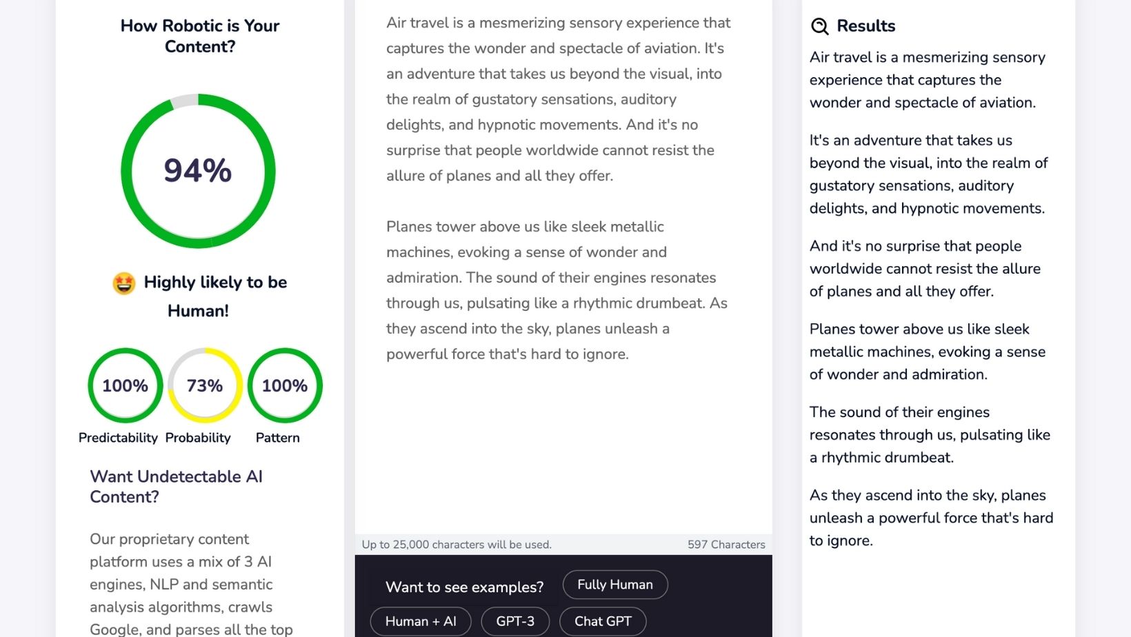 ai content detector tools